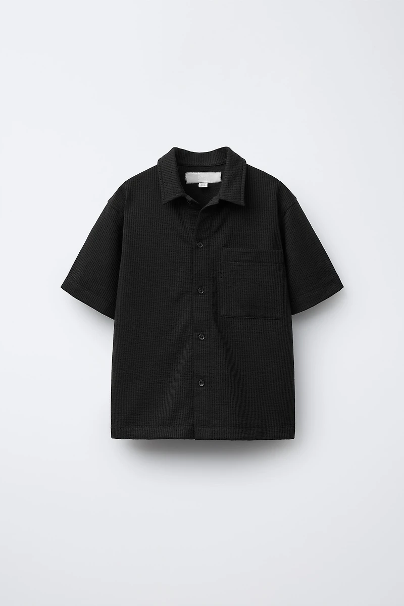 SHIRT AND BAMBOO BERMUDA SET WITH POCKET