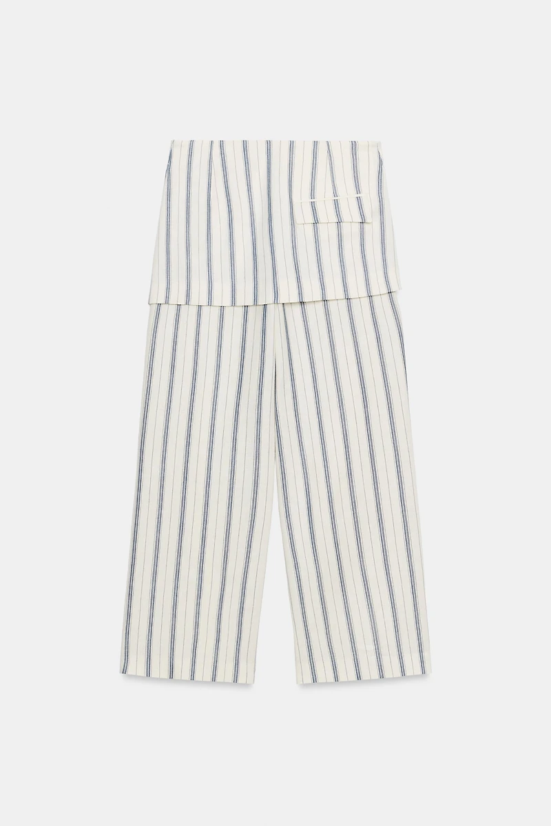 ZW COLLECTION STRIPED PAREO PANTS
