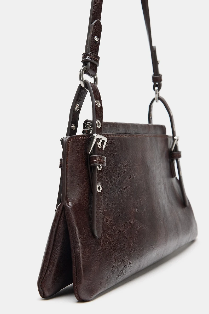 STUDDED SHOULDER BAG