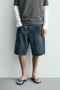 BAGGY FIT DENIM SHORTS