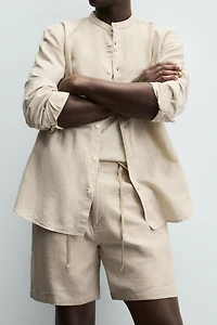 CHEMISE EN LIN ET COTON