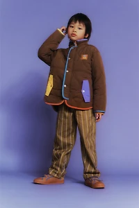 VESTE À DÉTAILS CONTRASTE
