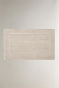 RIBBED TEXTURE BATH MAT