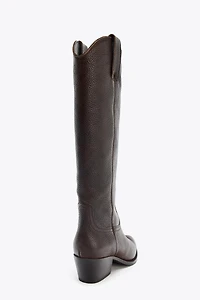 BOTTES HAUTES EN CUIR