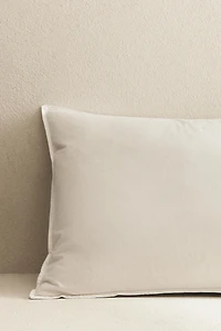 FEATHER CUSHION FILLING WITH A COTTON COVER