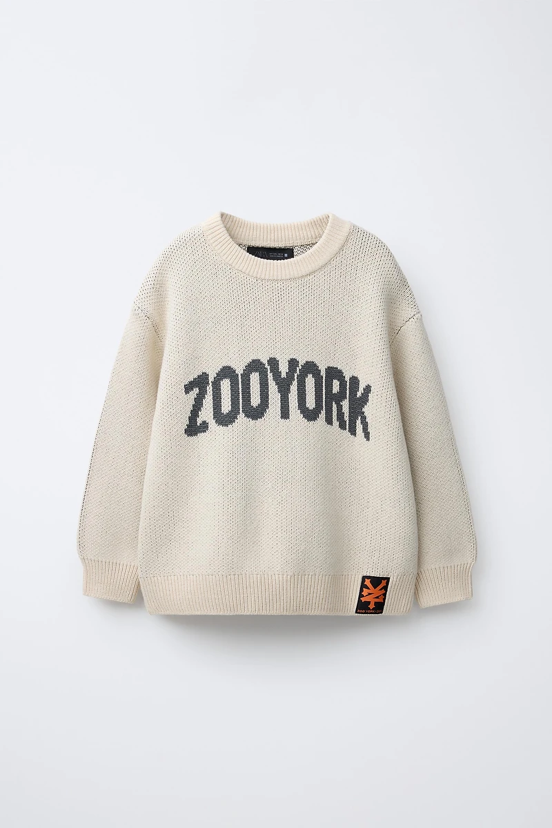 PULL EN MAILLE ZOO YORK® X ZARA