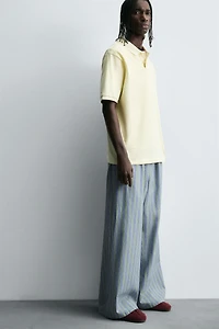 PANTALON OVERSIZE FIT RAYURES