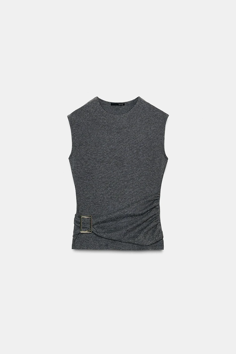 TOP DOUX À BOUCLE
