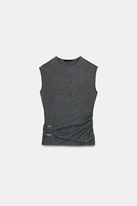 TOP DOUX À BOUCLE