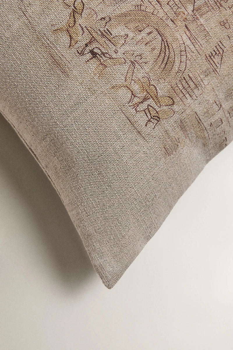LANDSCAPE PRINT THROW PILLOW COVER