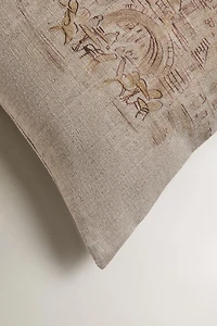 LANDSCAPE PRINT THROW PILLOW COVER