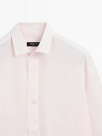 100% linen regular fit shirt