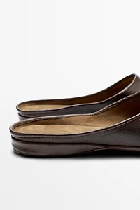 Soft leather mules - STUDIO
