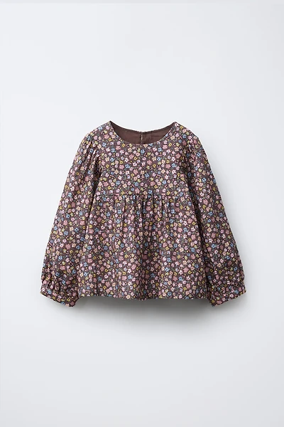 FLORAL PRINT BLOUSE