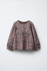 FLORAL PRINT BLOUSE