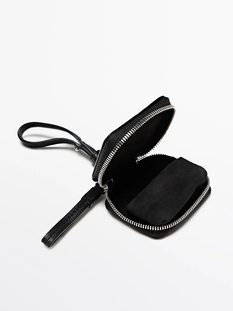 Nappa leather AirPods case