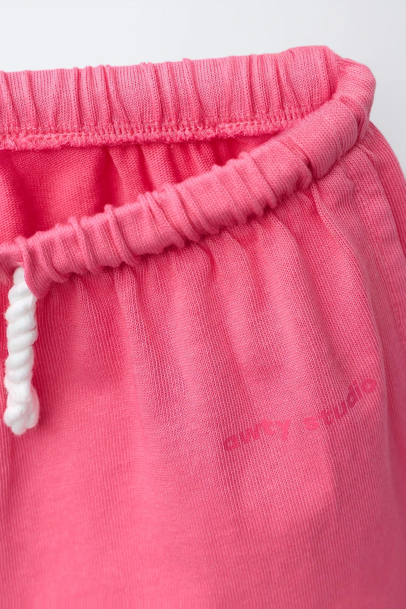 SOLID T-SHIRT AND BERMUDA SET
