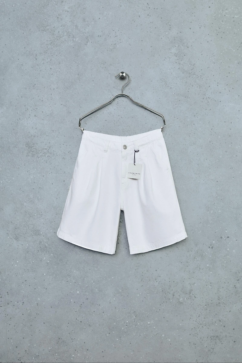 STORIESZ - PLAIN PLEATED SHORTS
