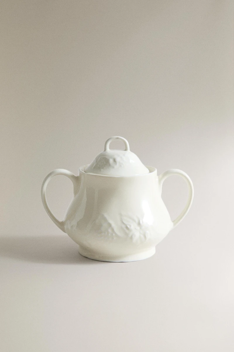 GRAPE PORCELAIN SUGAR BOWL