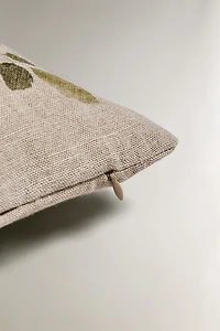 HOUSSE DE COUSSIN FEUILLES