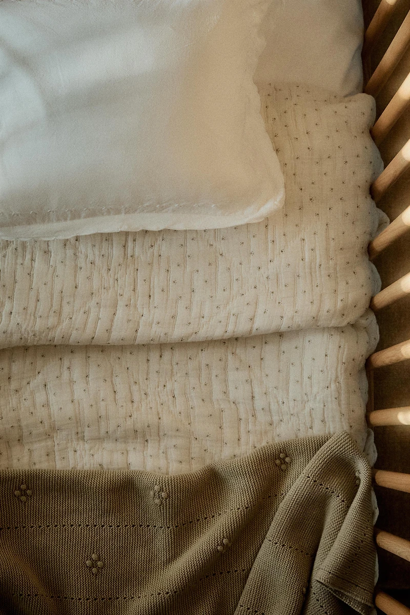 KIDS' FLORAL CHIFFON BEDSPREAD