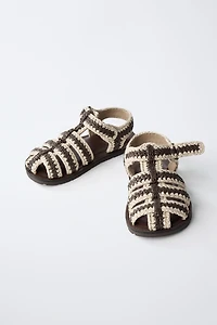 HOOK AND LOOP FASTENING FISHERMAN SANDALS