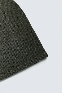100% CASHMERE KNIT HAT