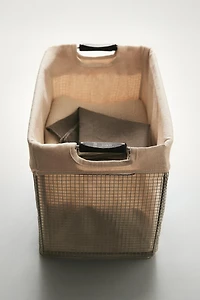 METAL LAUNDRY BASKET