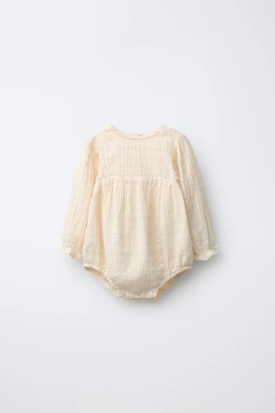 TEXTURED ROMPER
