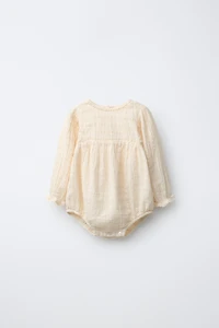 TEXTURED ROMPER