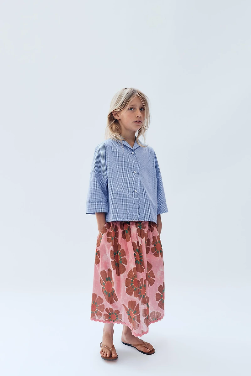 6-14 YEARS/ LIMITED EDITION GINGHAM SHIRT