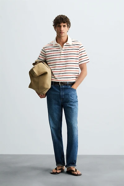 STRIPED POLO SHIRT