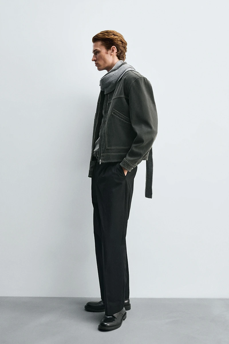 VINTAGE FAUX SUEDE JACKET