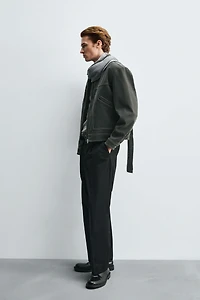 VINTAGE FAUX SUEDE JACKET