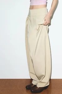 PLEATED BALLOON PANTS