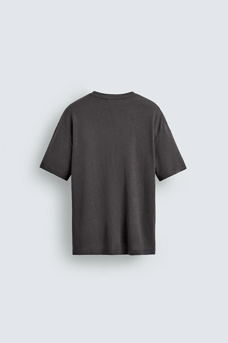 LINEN - VISCOSE T-SHIRT