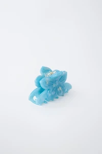 FLOWER-SHAPED HAIR CLIP