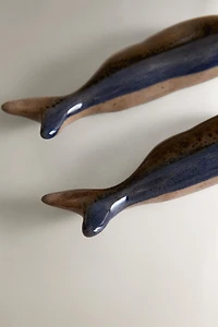 LOT PORTE-PIQUES CÉRAMIQUE POISSON (LOT DE 2