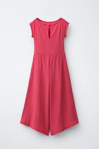 LONG STRIPED JUMPSUIT