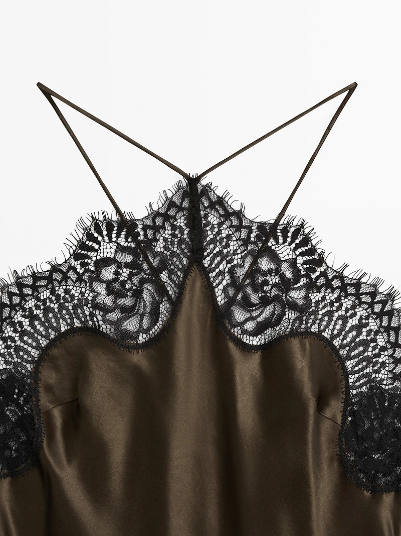 Satin camisole dress - Studio