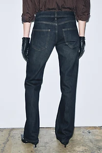ZW COLLECTION LOW-RISE STRAIGHT LEG JEANS