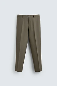 REGULAR FIT SUIT PANTS