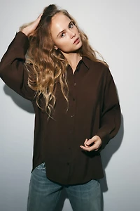 FLOWY OVERSIZED SHIRT