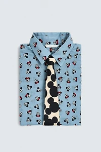 MICKEY MOUSE SILHOUETTE TIE HARRY LAMBERT FOR ZARA X DISNEY
