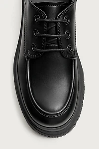CHUNKY MOC TOE SHOES