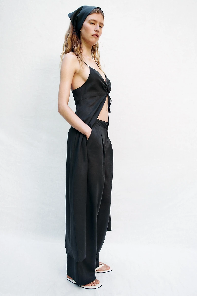 TOP LONG STYLE LINGERIE AVEC LIN