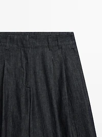 Jean large taille haute