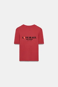 FRONT TEXT T-SHIRT