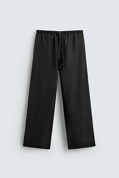 RELAXED FIT FLOWY PANTS