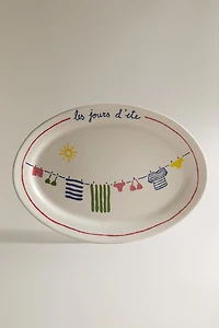 SUMMER STONEWARE SERVING DISH | DIEGO NINE